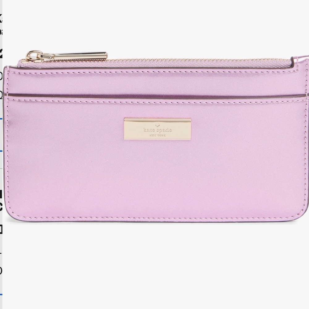 Kate Spade New York kenzie patent leather wallet
